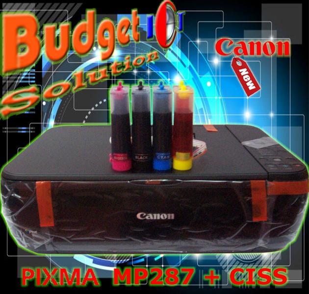 Canon Pixma MP287 + CISS (FREE SHIPPING)