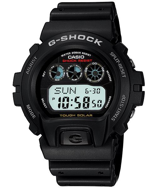 Casio G-Shock G-6900-1D Solar Powered EL Resin Watch with Warranty