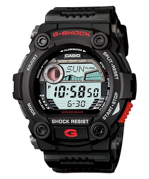 Casio G-Shock G-7900-1D Moon Data Tide Graph Resin Watch with Warranty