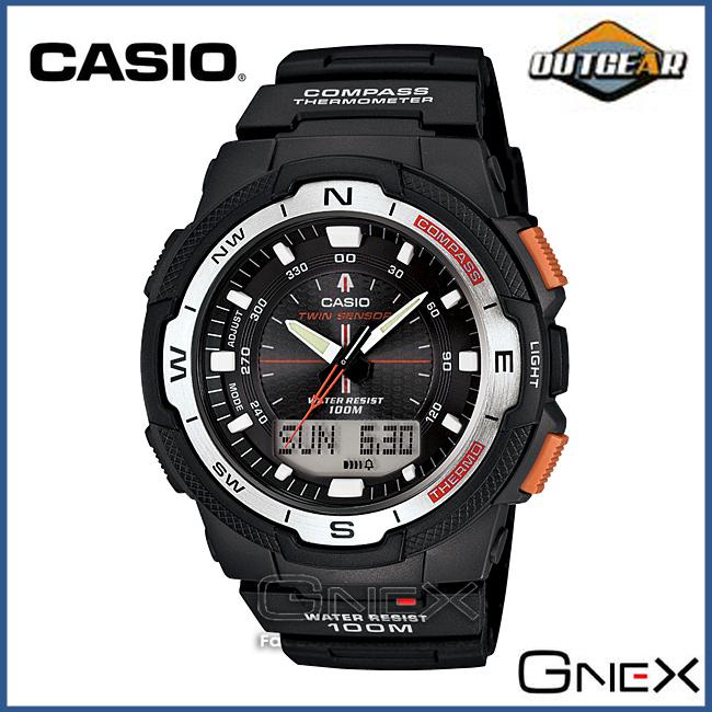 casio thermo compass watch