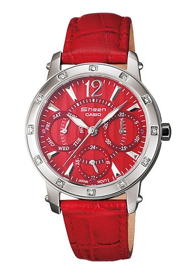 Casio SHN-3012L-4A SHEEN Watch Original With 1  Year Warranty 