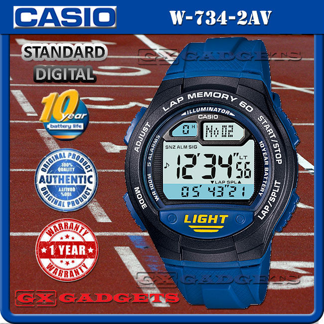 инструкция casio w-734