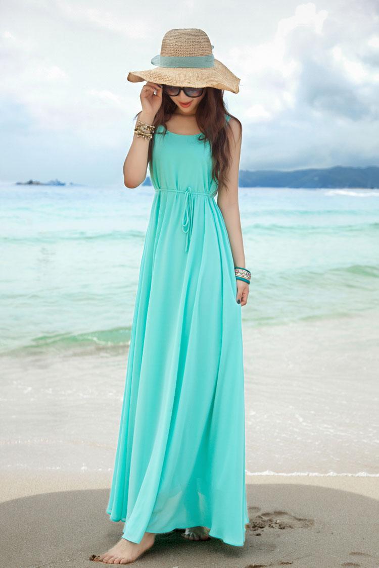 Casual Chiffon Maxi Dress