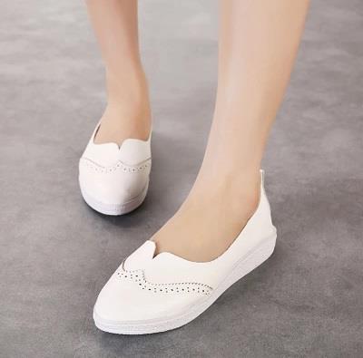 Casual Comfort Ladies Sandal White / Silver  (Size35-39)