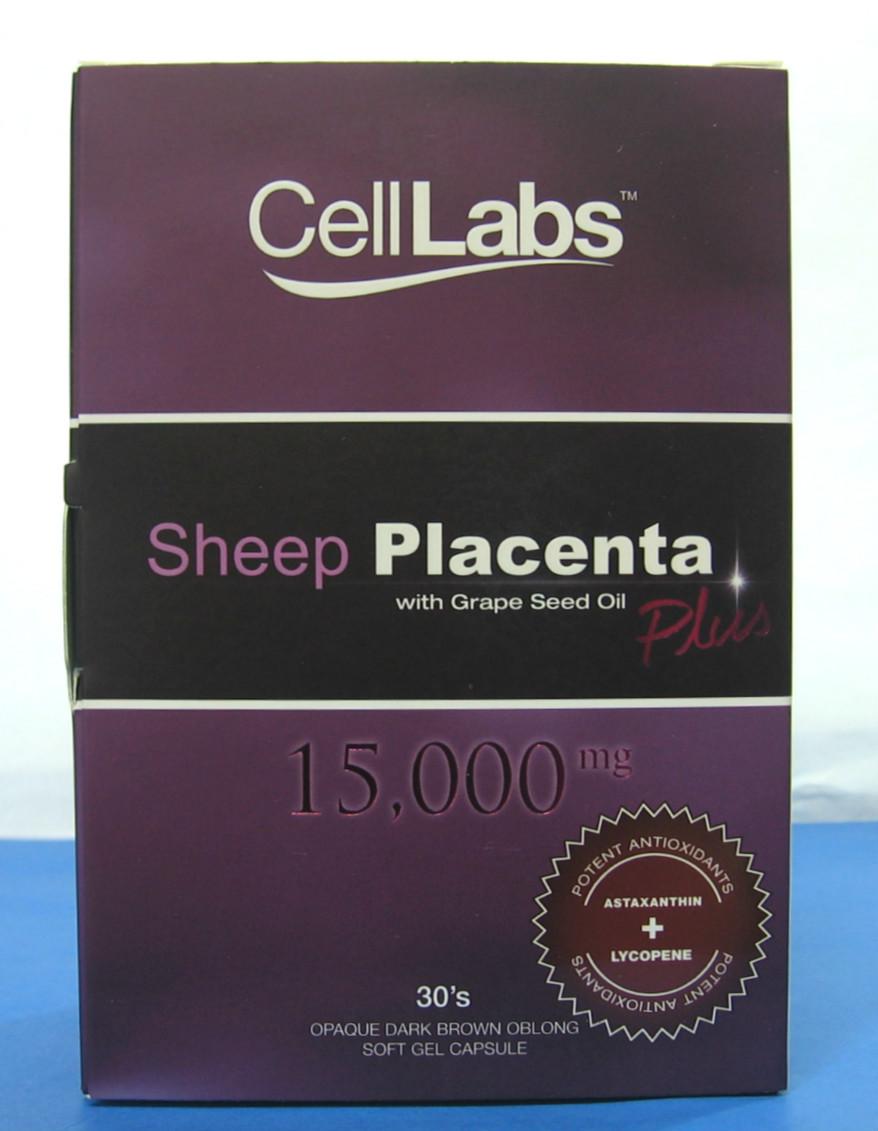 CellLabs Sheep Placenta Plus15000mg 30's CellLabs Sheep Placenta Plus15000mg 30's