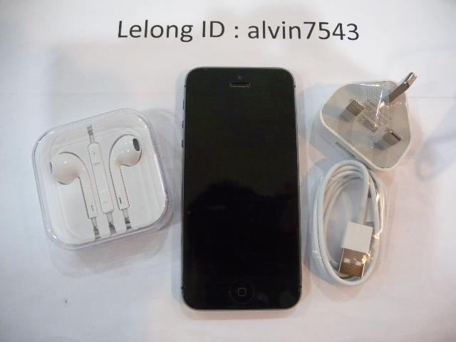 USED CHEAPEST Apple iPhone 5 32GB BLACK RM1600