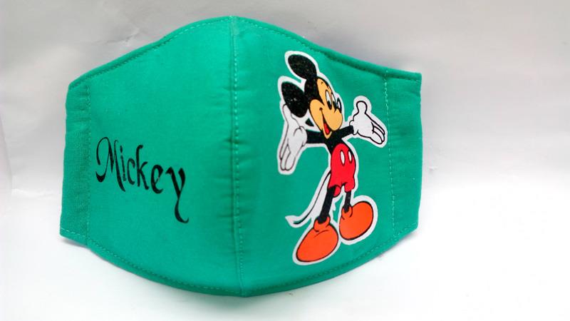 CHILD FACE MASK CLOTH 1 PIECE (REUSABLE) MICKEY DESIGN