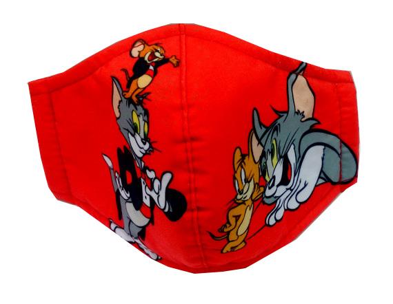 CHILD FACE MASK CLOTH 1 PIECE (REUSABLE) TOM & JERRY 