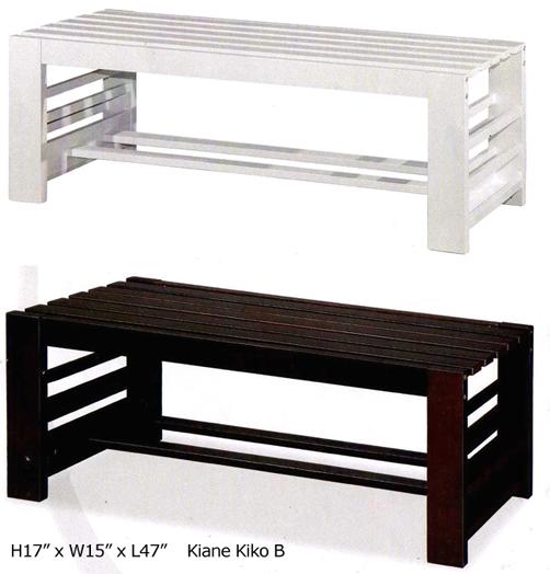 Chuba White Wooden Bench (Kuala Lumpur, end time 4/17/2013 8:15:00 PM ...