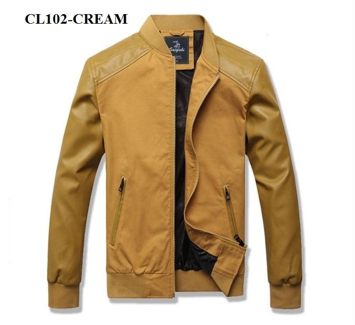 CL102 Korean Style Jacket / PU Leather Coat