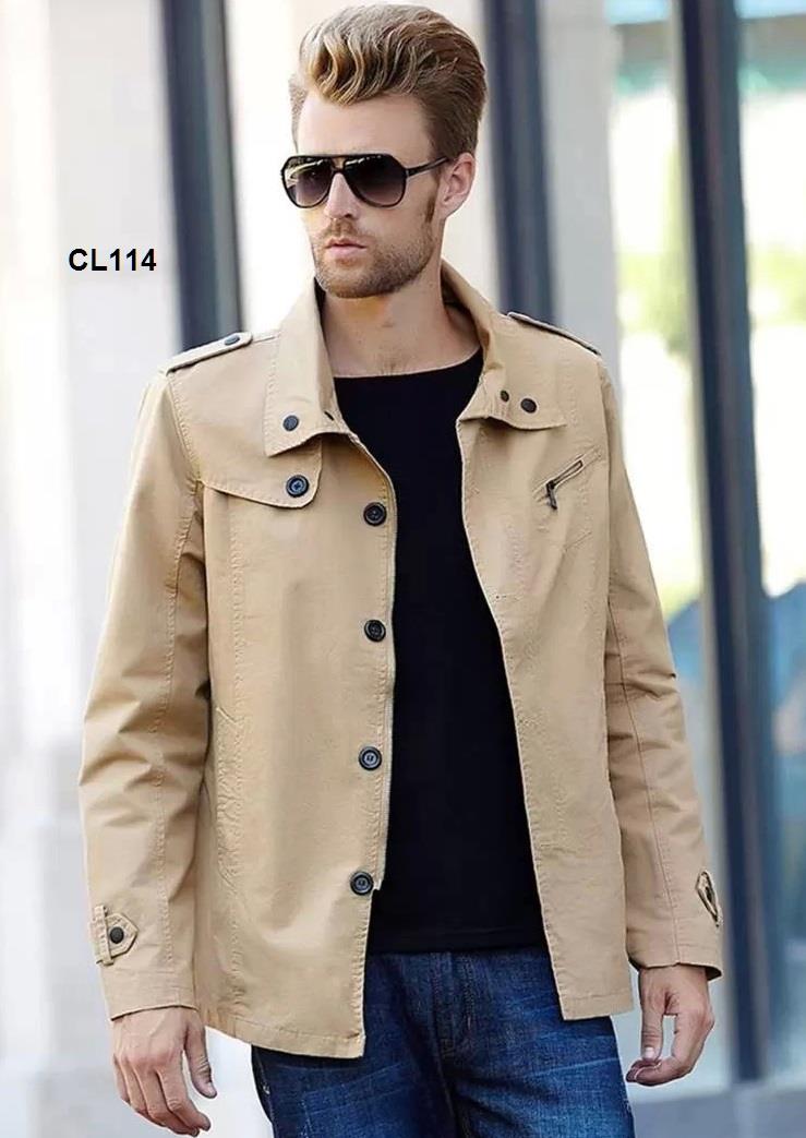 CL114 New Winter Men's Casual Cotton Velvet Jacket 