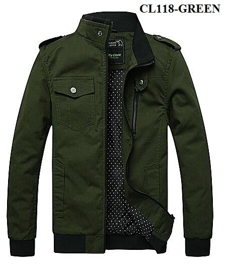 CL118 Korean Style Casual Men Jacket Coat