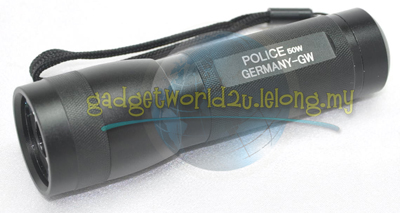 Clearance! Police 50W Luxeon LED Flashlight *Uses 3 x AAA Battery* Clearance! Police 50W Luxeon LED Flashlight *Uses 3 x AAA Battery*