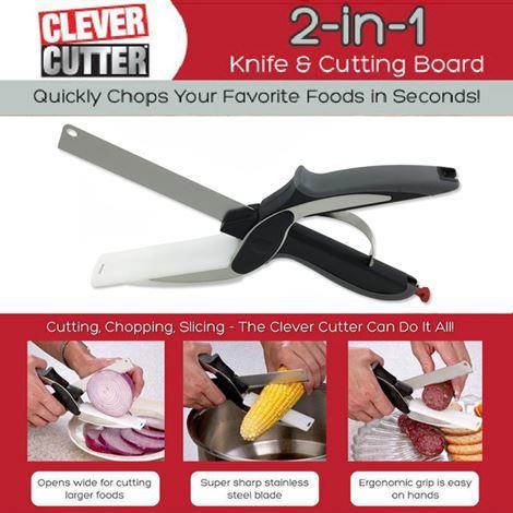 Clever Cutter 2-in-1 Food Chopper ready Clever Cutter 2-in-1 Food Chopper ready