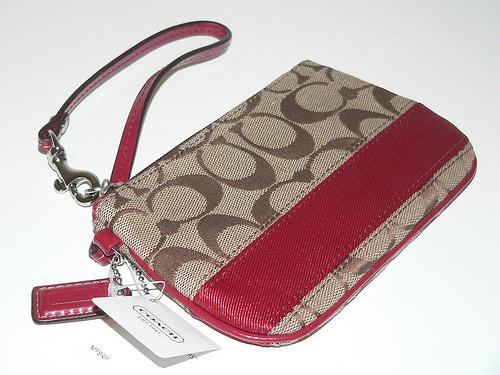 coach wristlets small