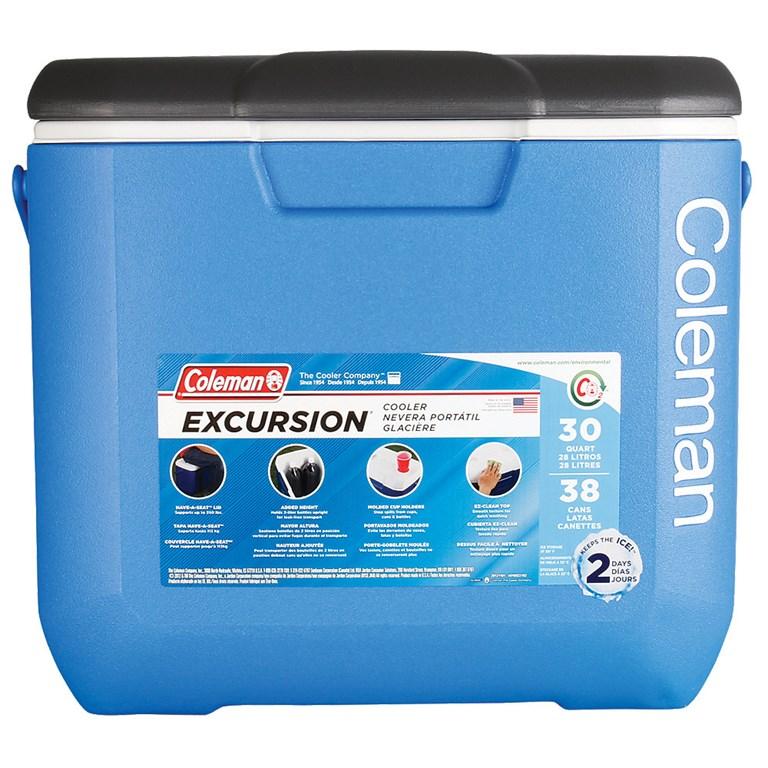 coleman excursion cooler 30 qt