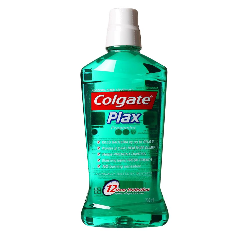 Colgate Mouthwash Plax Freshmint 750ml (Alcohol-Free) Colgate Mouthwash Plax Freshmint 750ml (Alcohol-Free)