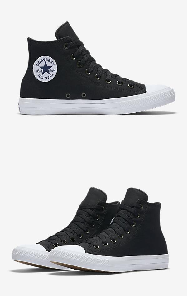 CONVERSE CHUCK II HIGH TOP BLACK 