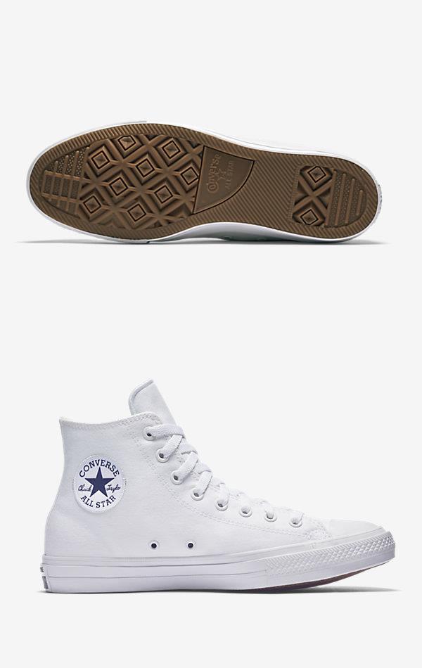 CONVERSE CHUCK II HIGH TOP WHITE 