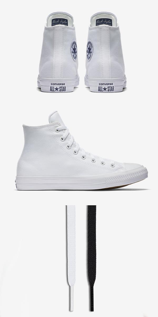 CONVERSE CHUCK II HIGH TOP WHITE 