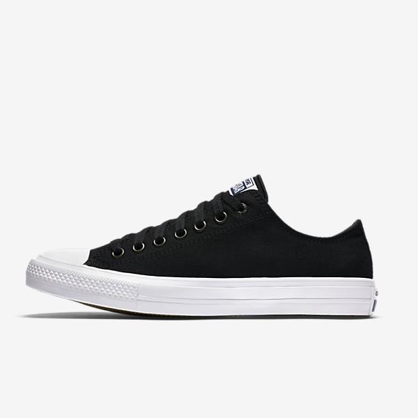 CONVERSE CHUCK II LOW TOP BLACK 