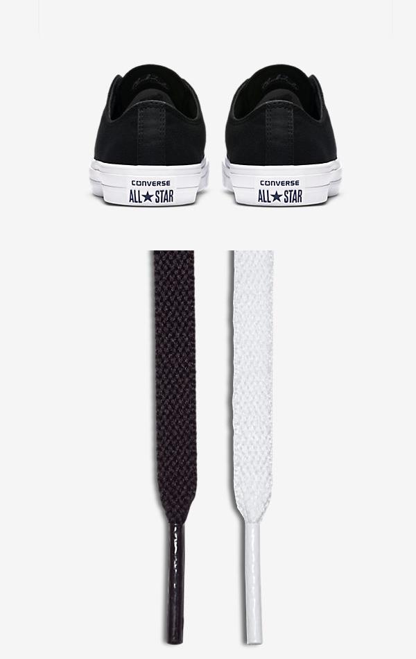 CONVERSE CHUCK II LOW TOP BLACK 