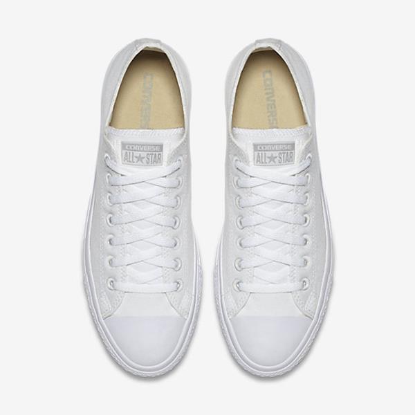 CONVERSE CHUCK TAYLOR MONOCHROME LOW TOP WHITE MONOCHROME 