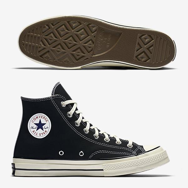 CONVERSE CHUCK TAYLOR ALL STAR '70 HIGH TOP BLACK 