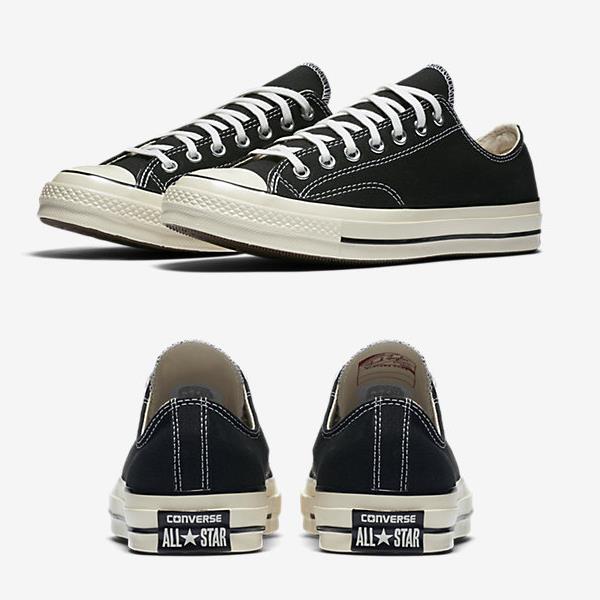 CONVERSE CHUCK TAYLOR ALL STAR '70 LOW TOP BLACK 