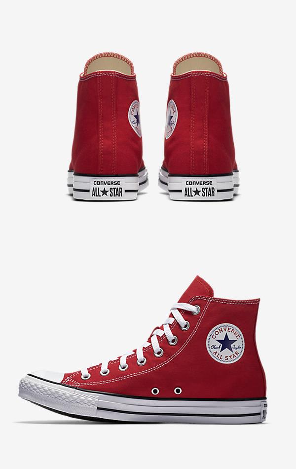 CONVERSE CHUCK TAYLOR ALL STAR HIGH TOP RED 