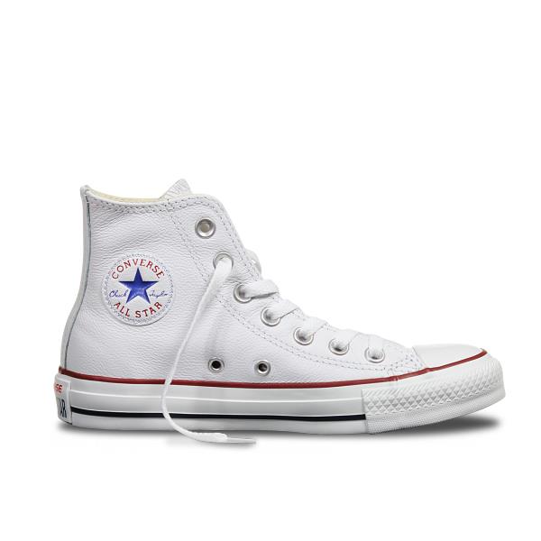 CONVERSE CHUCK TAYLOR ALL STAR LEATHER HIGH TOP WHITE 