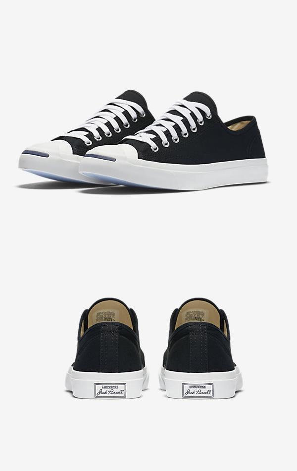 CONVERSE JACK PURCELL CLASSIC LOW TOP BLACK 