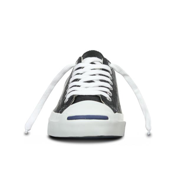 CONVERSE JACK PURCELL CORE LEATHER LOW TOP BLACK 
