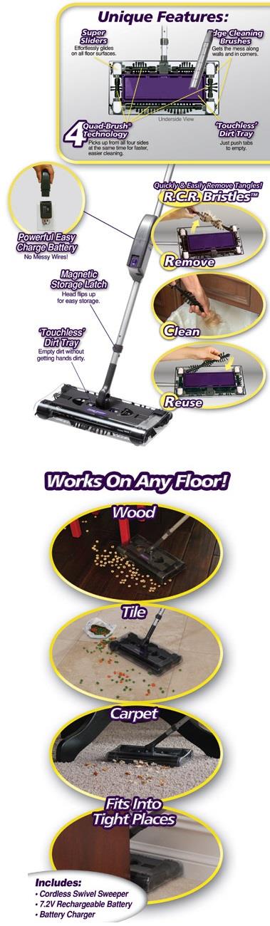 Cordless Swivel Sweeper G8 max Vacuum Cleaner