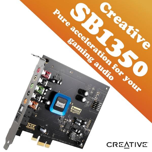 Creative SB1350 Sound Blaster Recon 3D (PCIE) Internal Sound Card