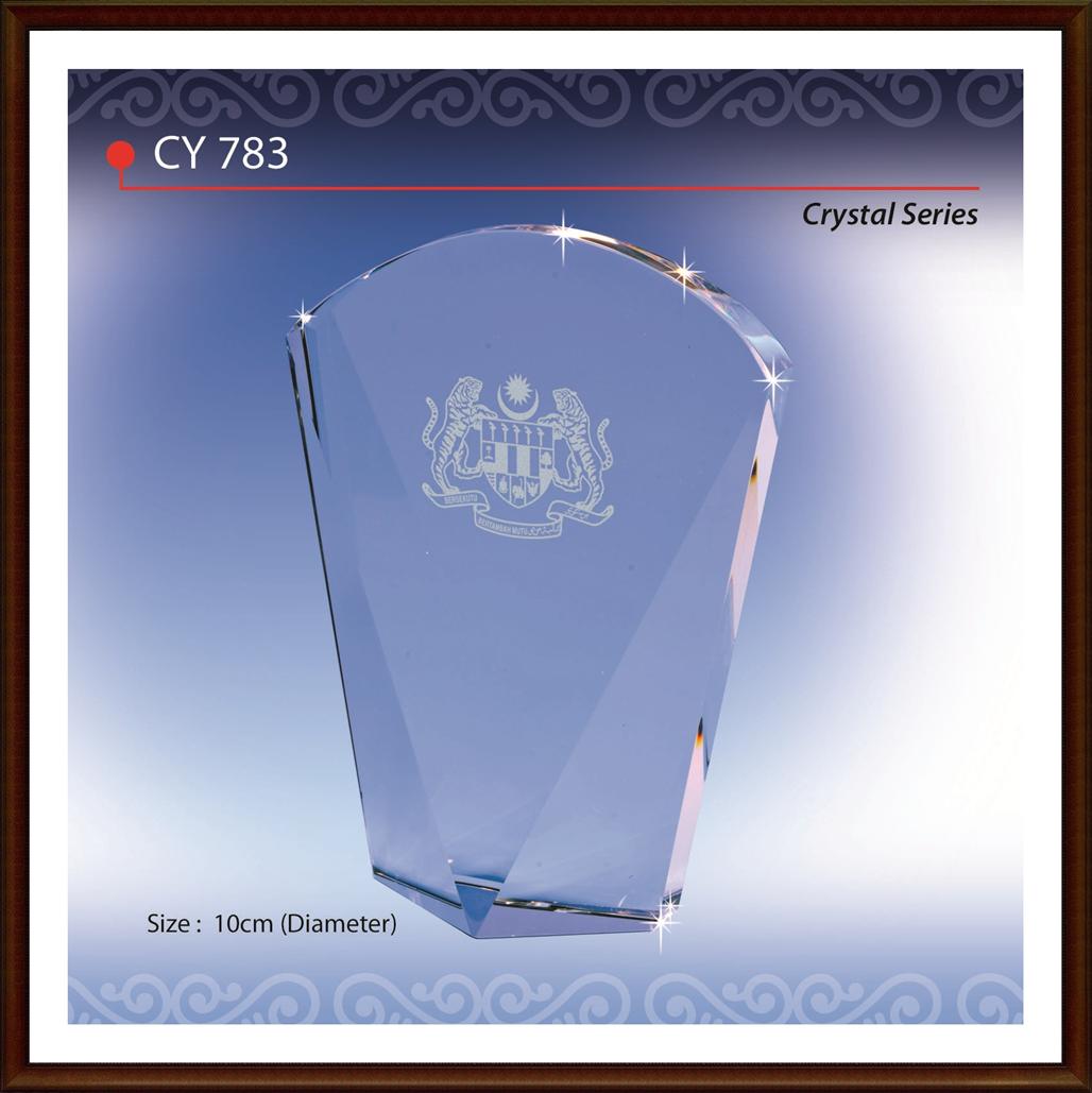 Crystal Trophy Award Customized - Bevelled Eclipse - CY783 Crystal Trophy Award Customized - Bevelled Eclipse - CY783