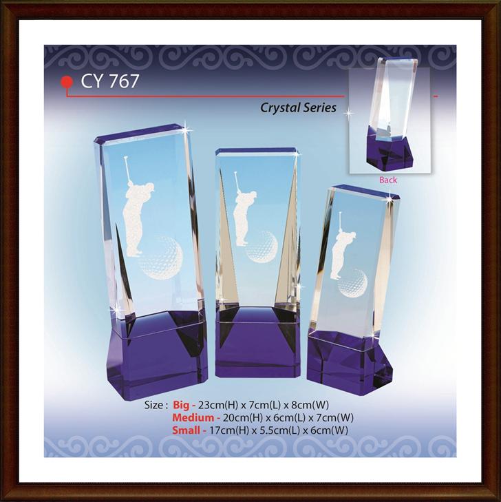 Crystal Trophy Award Customized-Hexagon Block -CY767- S Crystal Trophy Award Customized-Hexagon Block -CY767- S