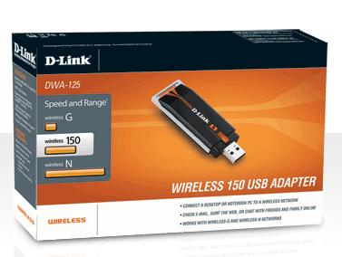 D-Link USB Adapter Wireless N150mbps (DWA-125)