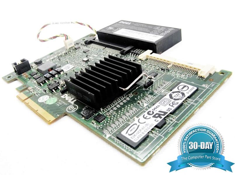 Card SAS raid Dell Perc 6i, Cache 256MB, có kèm pin Backup