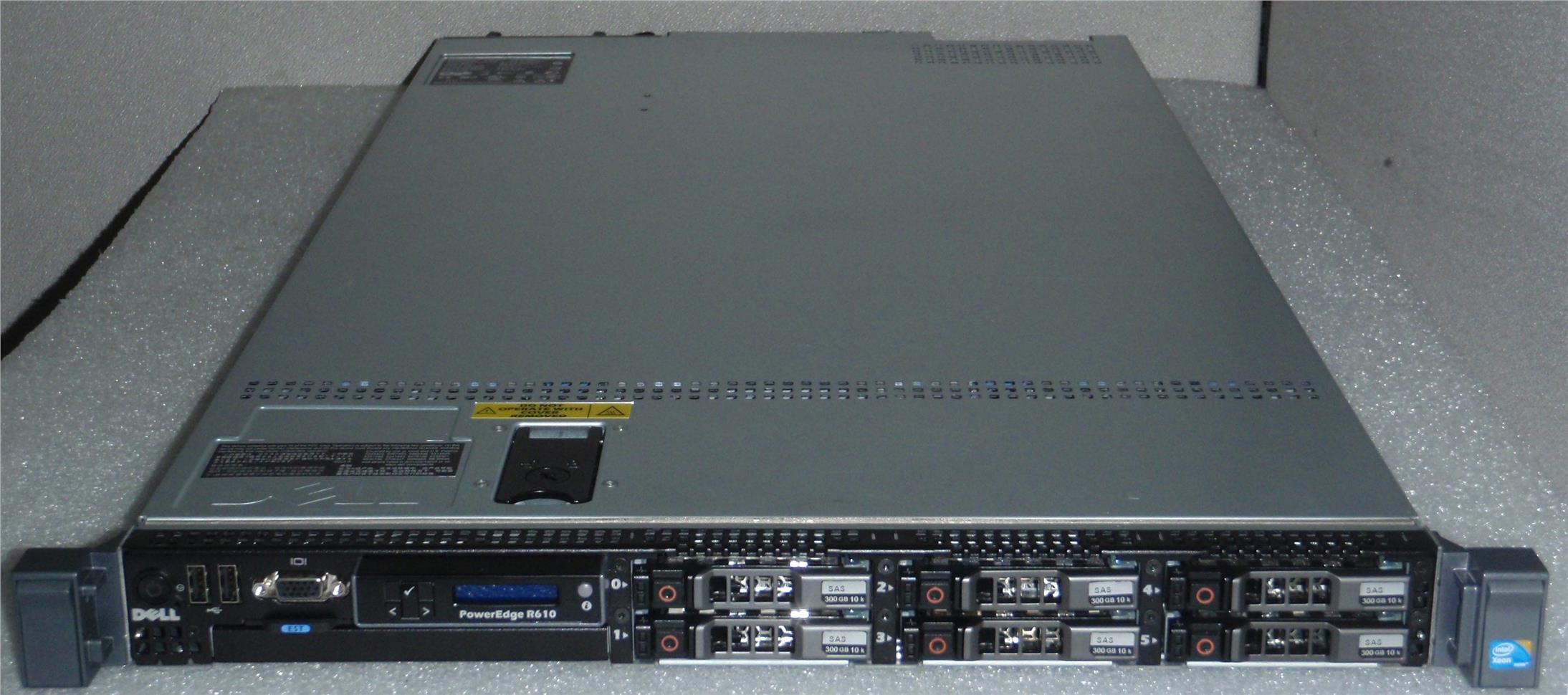 DELL POWEREDGE R610 1U SERVER ~ 12 CORE (end 12/13/2017 4:28:00 PM)