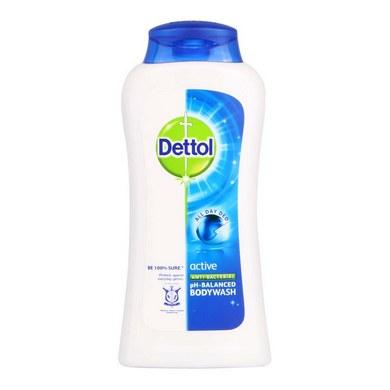 Dettol Shower Gel Anti-Bacterial Active 250ml X 2