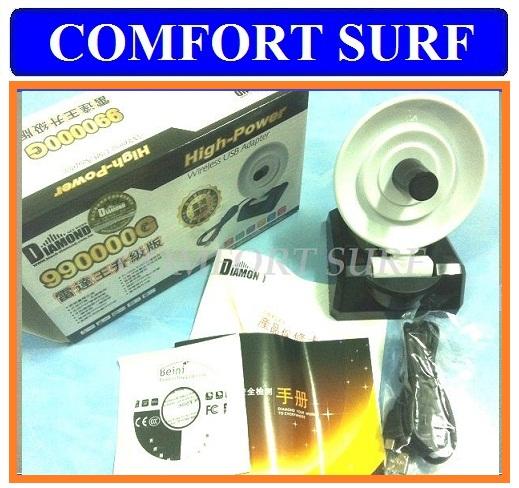 Diamond 990000G With Dish Direction Antenna Power Wifi Adapter Alfa