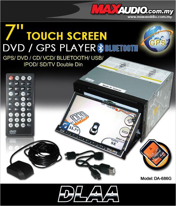 DLAA PRO DA-686G 7' Double Din DVD/B.T/IPOD In-Built GPS Navi DLAA PRO DA-686G 7' Double Din DVD/B.T/IPOD In-Built GPS Navi