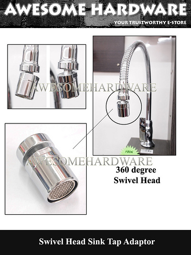 Domino Swivel Head Sink Tap Filter Adaptor Aerator
