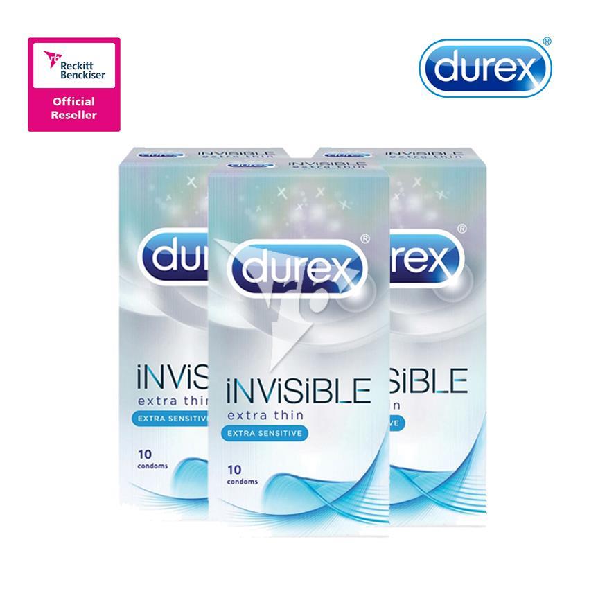 Durex Invisible Extra Sensitive 10's X 3
