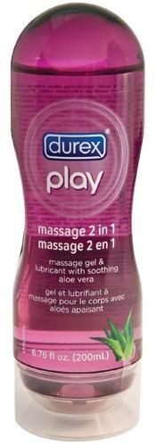 Durex Play 2 in 1 Massage Gel Lubricant 200ml X 2 Durex Play 2 in 1 Massage Gel Lubricant 200ml X 2