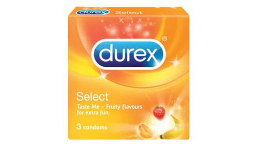 Durex Select Fruity Flavoured Condoms 3's (Banana, Orange, Strawberry) Durex Select Fruity Flavoured Condoms 3's (Banana, Orange, Strawberry)
