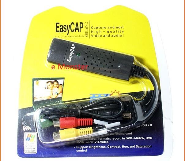 EasyCap DC60 DC60+ PS3 TV USB AV Video Capture Adapter Card