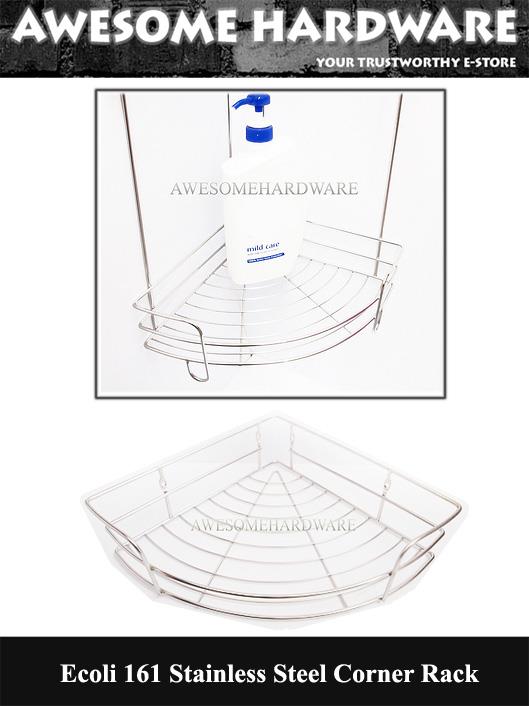 Ecoli 161 Stainless Steel Bathroom Corner Rack