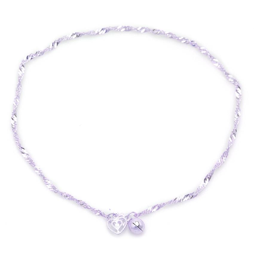 Elfi 925 Genuine Solid Silver Water Wave Anklet SA-1M Elfi 925 Genuine Solid Silver Water Wave Anklet SA-1M